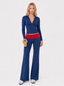 Avrane The Adeline Contrast-Trim Set - women's navy contrast-trim stretch set in navy