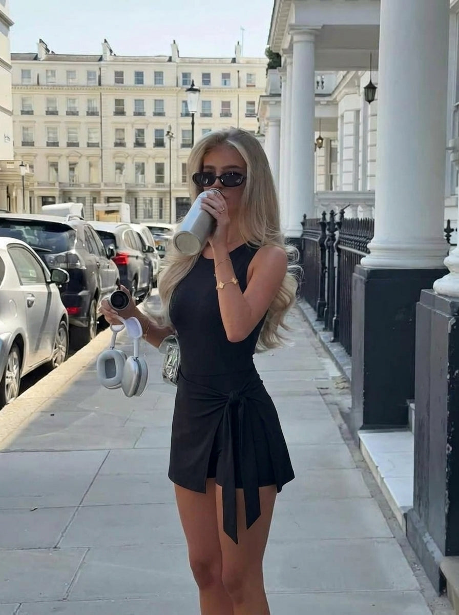 How To Style A Black Workout Dress For Gym, Errands, And Everyday Wear
