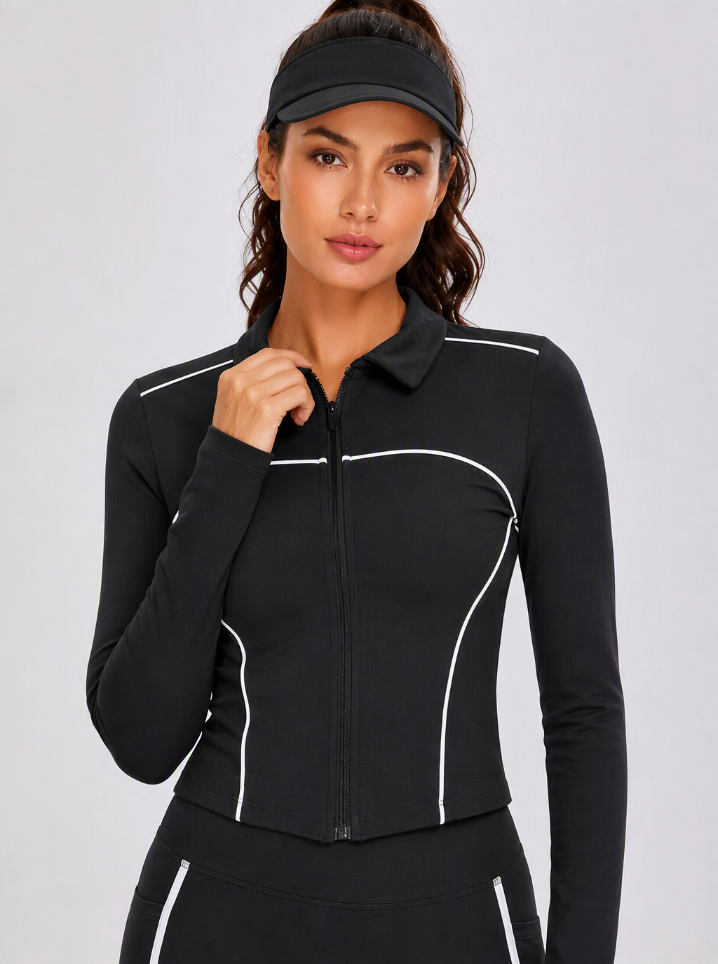 Avrane Romy Colorblock Pocket Active Set - women's colorblock performance set with pockets