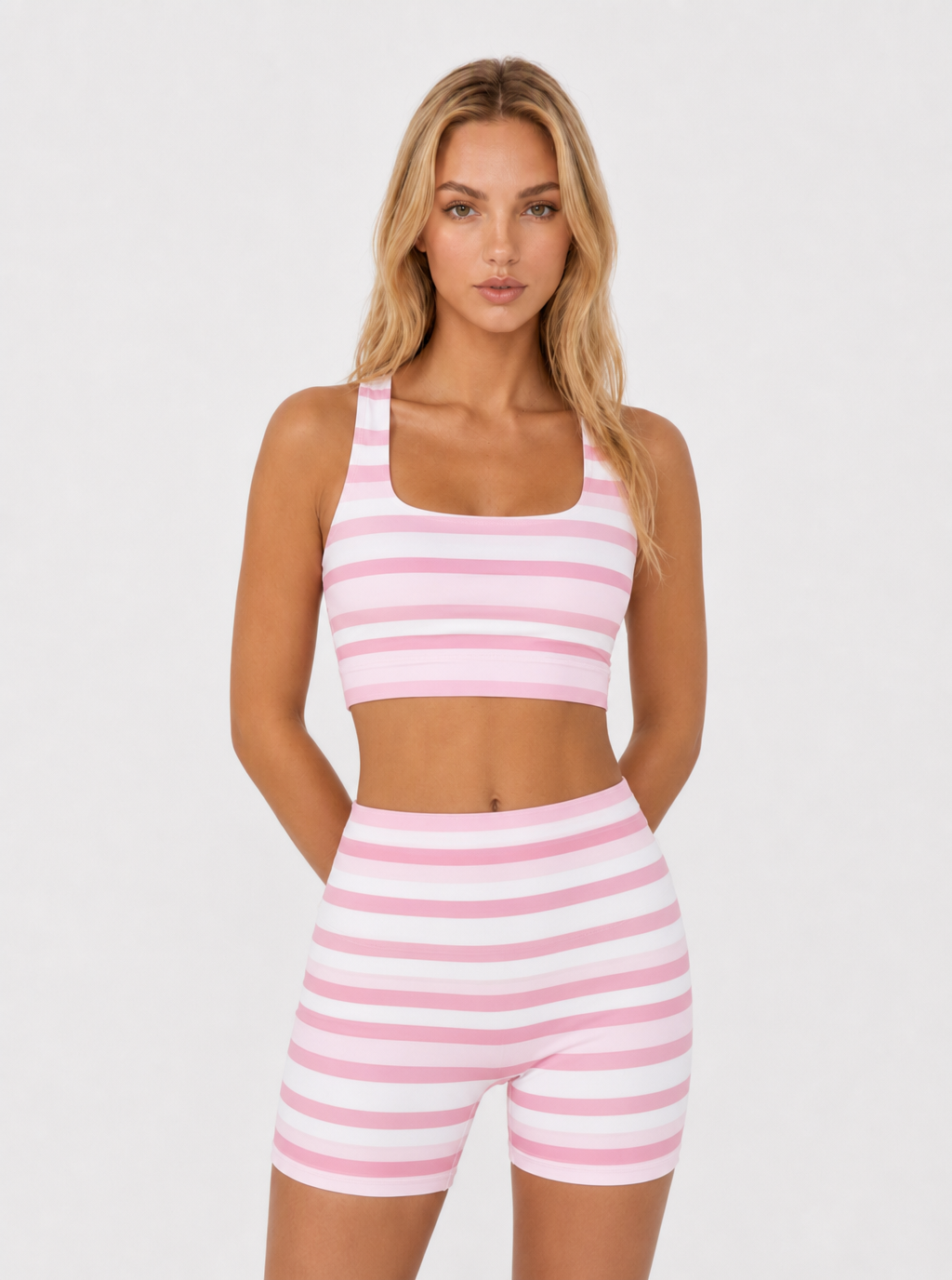 Avrane The Charlotte Striped Stretch Set