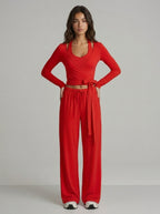 Avrane Yasmin Wrap Two-Piece Set