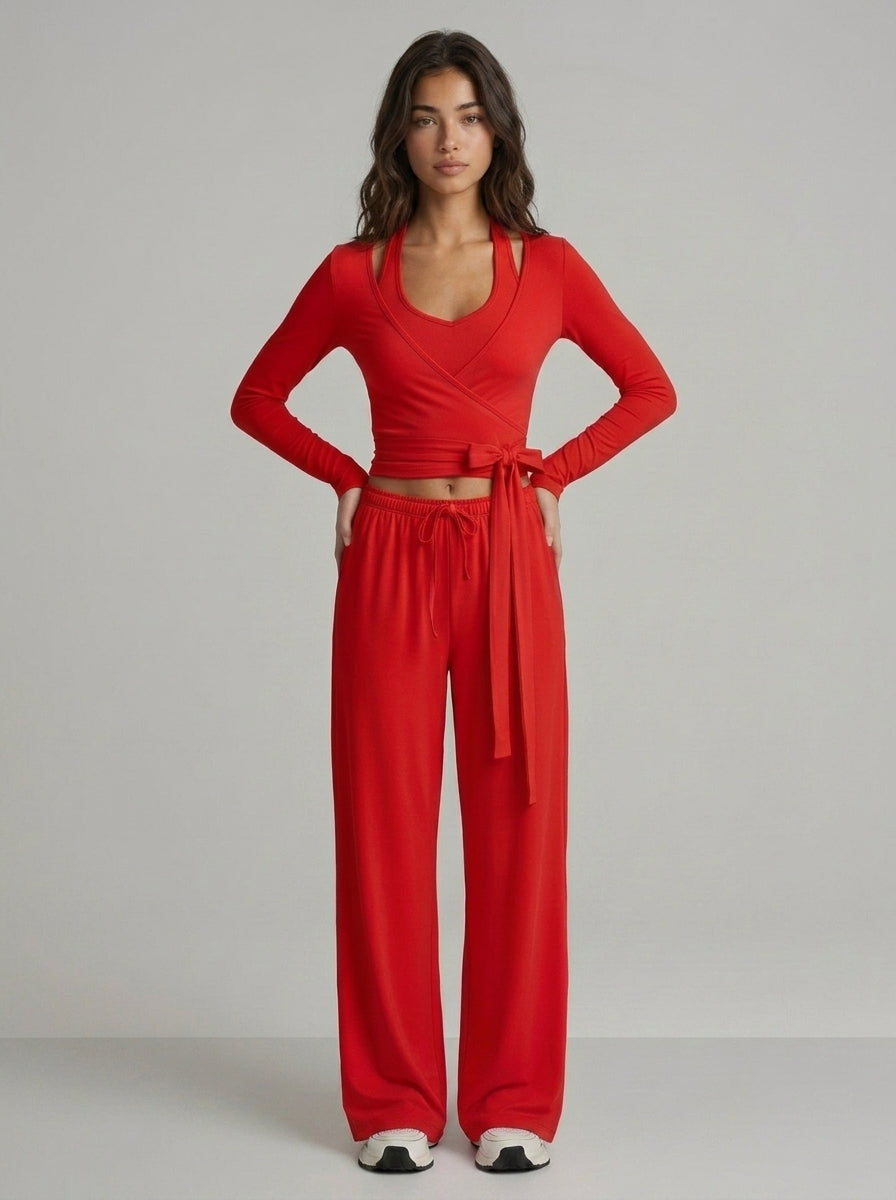 Avrane Yasmin Wrap Two-Piece Set