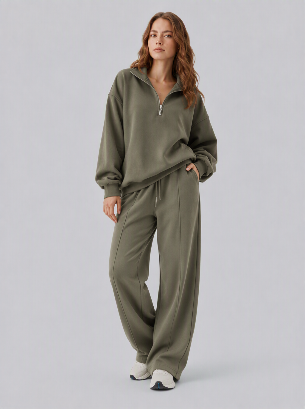 Avrane The Odessa Half-Zip Lounge Set