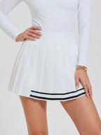 Avrane The Audrey Colorblock Pleated Skort