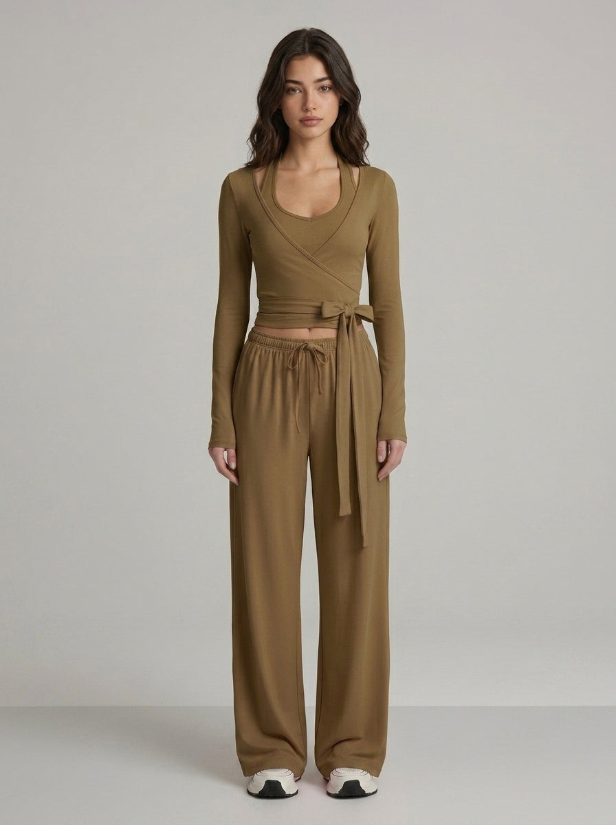 Avrane Yasmin Wrap Two-Piece Set