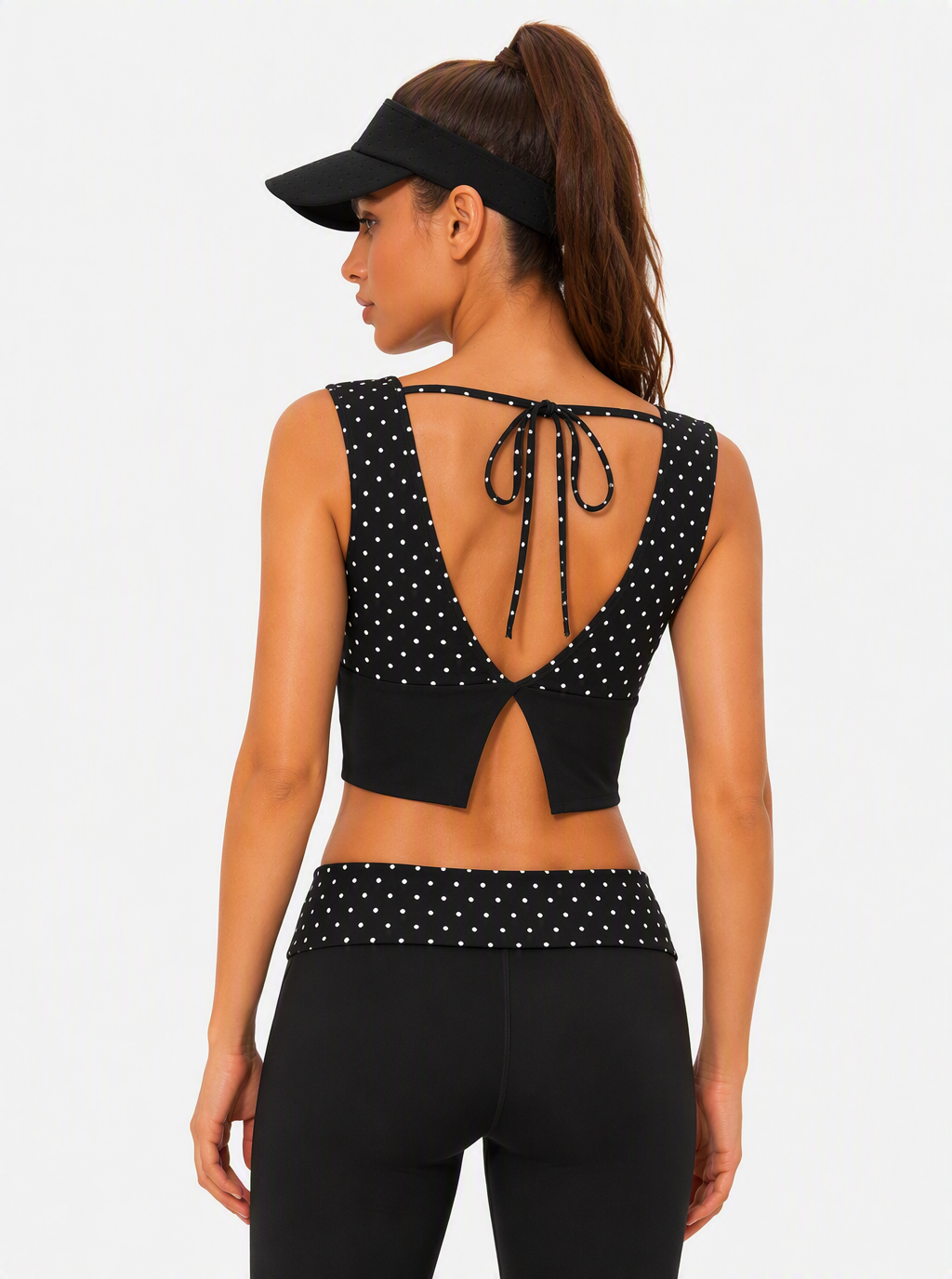 Avrane The Daphne Polka Dot Active Top
