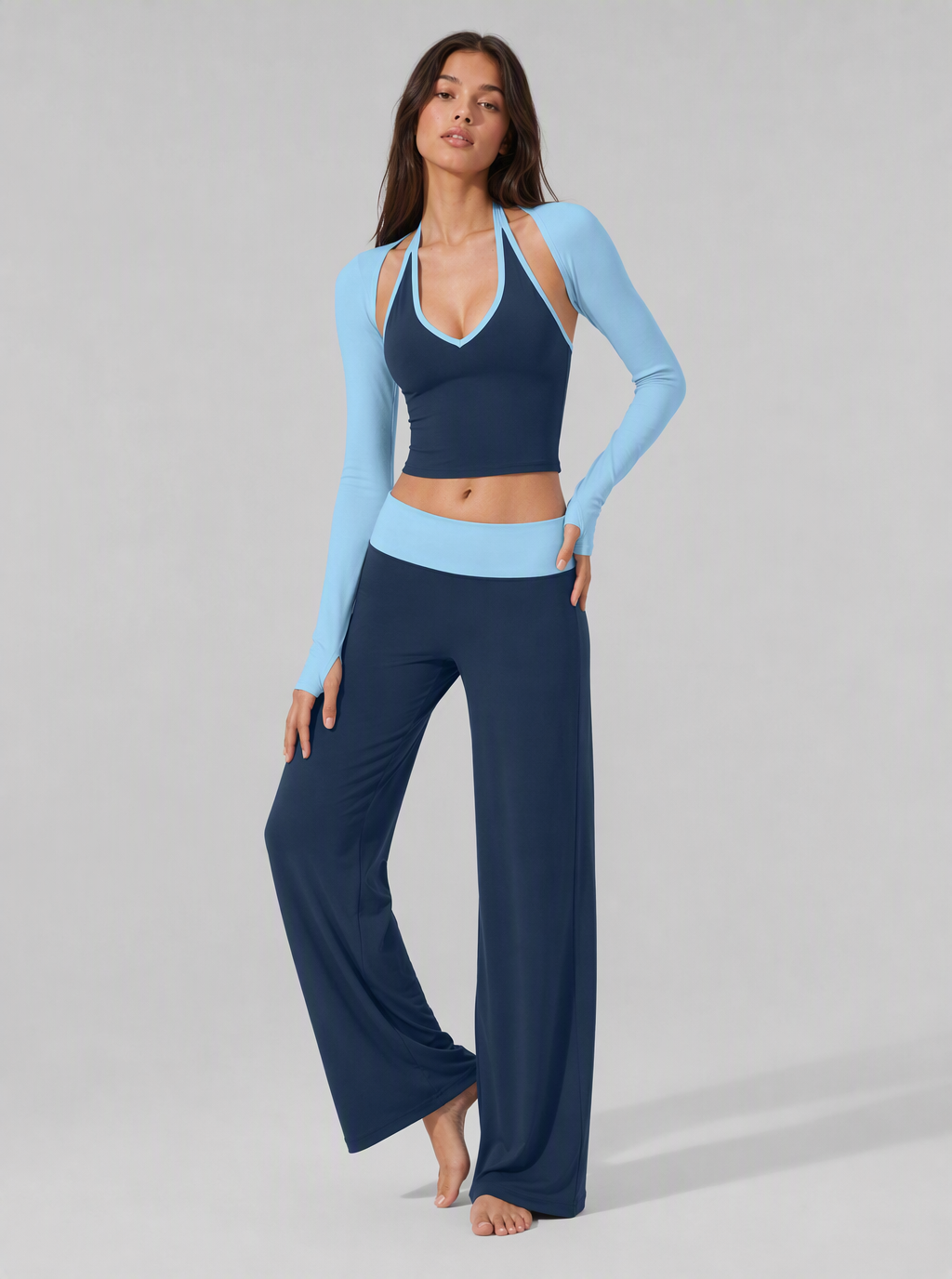 Avrane The Natalie Layered Wide-Leg Set