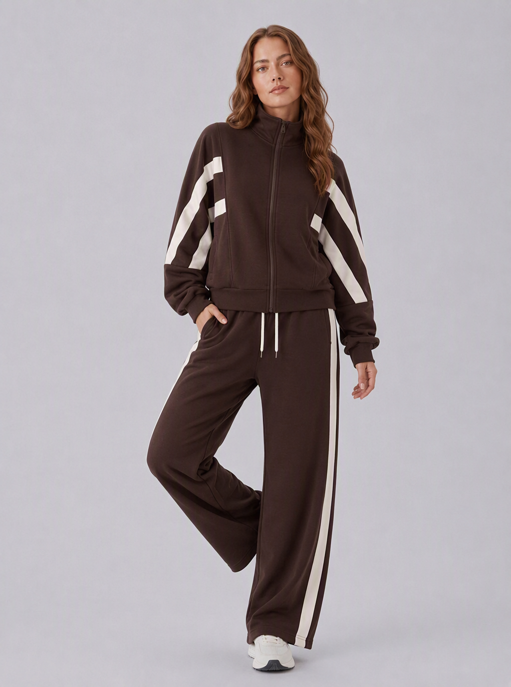 Avrane The Linnea Striped Wide-Leg Set