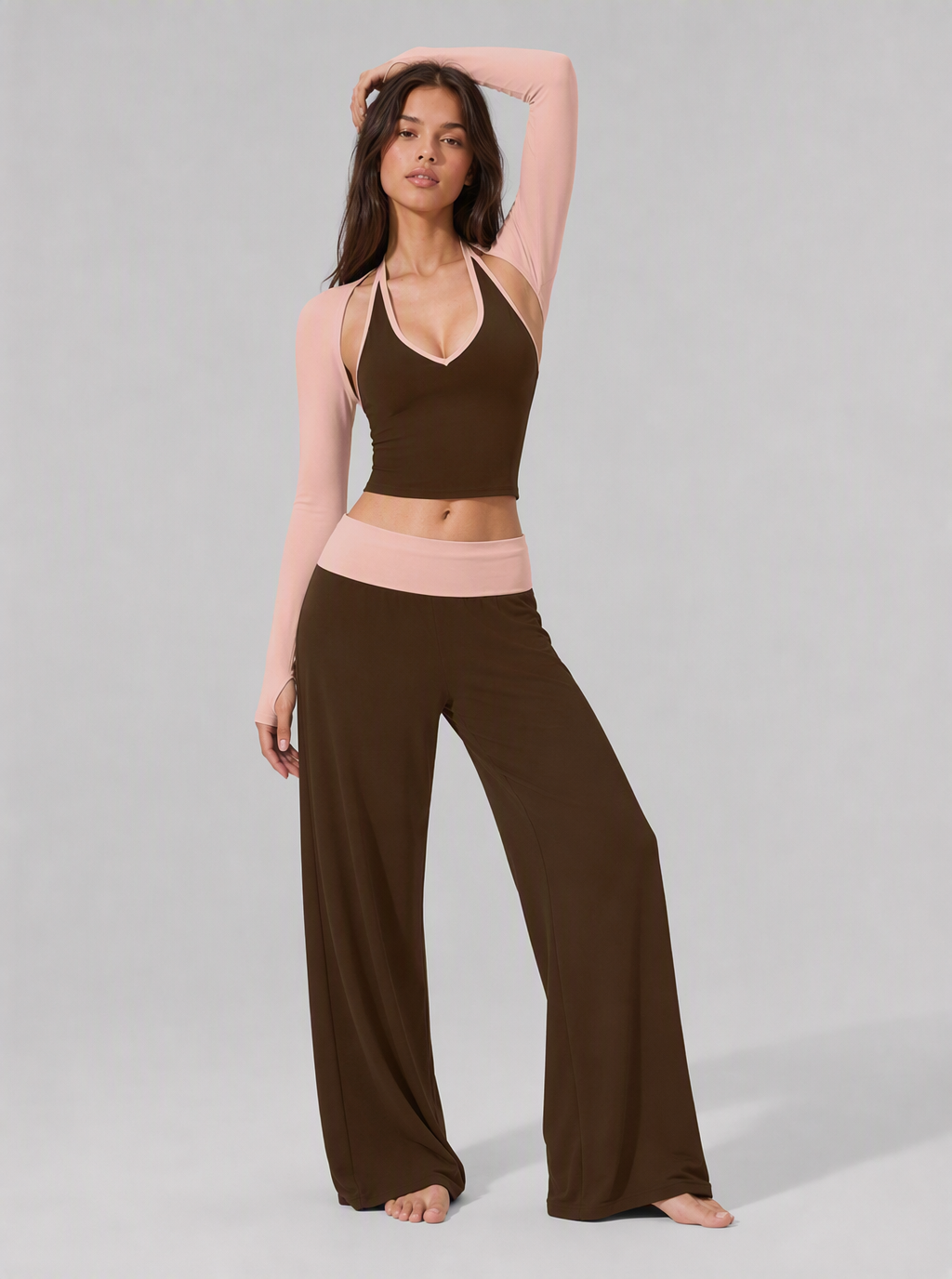 Avrane The Natalie Layered Wide-Leg Set