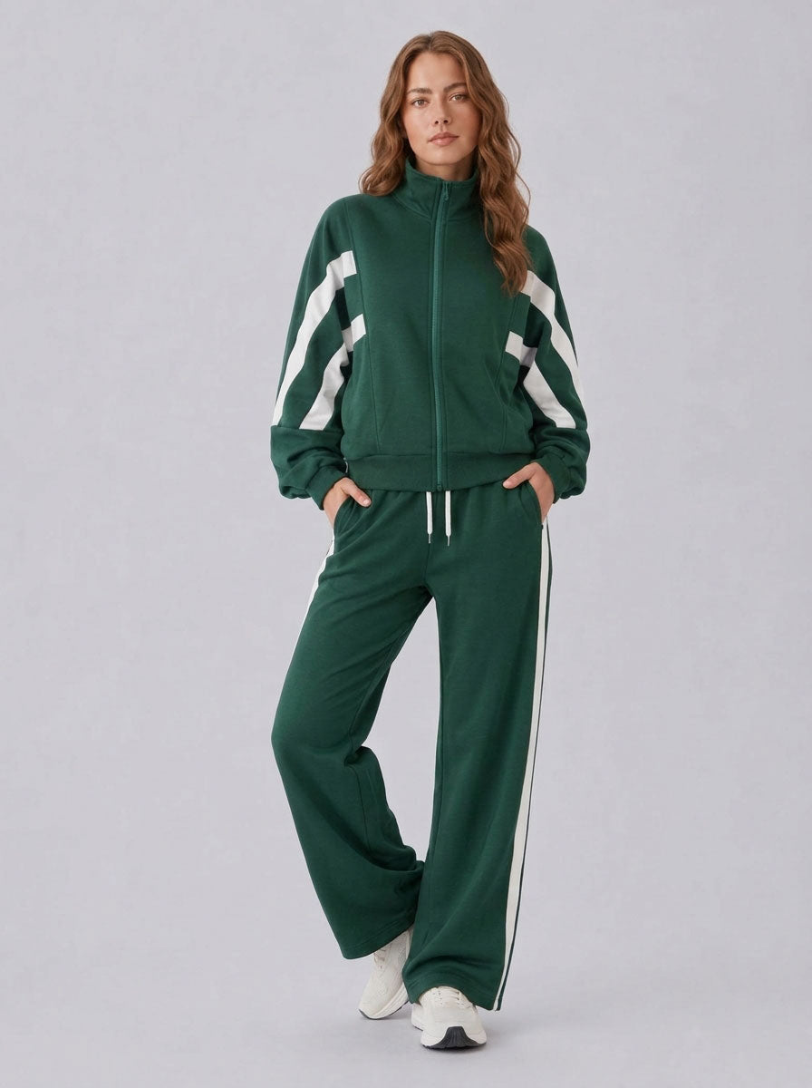 Avrane The Linnea Striped Wide-Leg Set