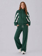 Avrane The Linnea Striped Wide-Leg Set