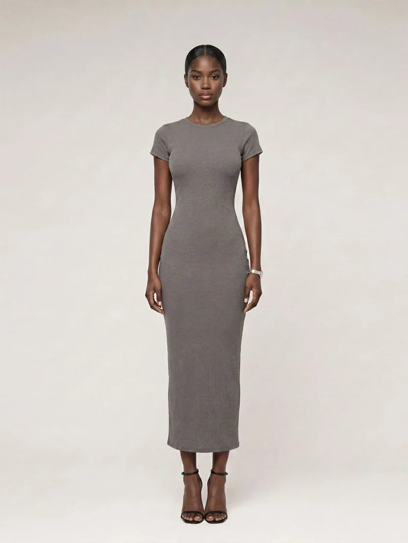 Avrane Renee Ribbed Midi Dress Secondary image