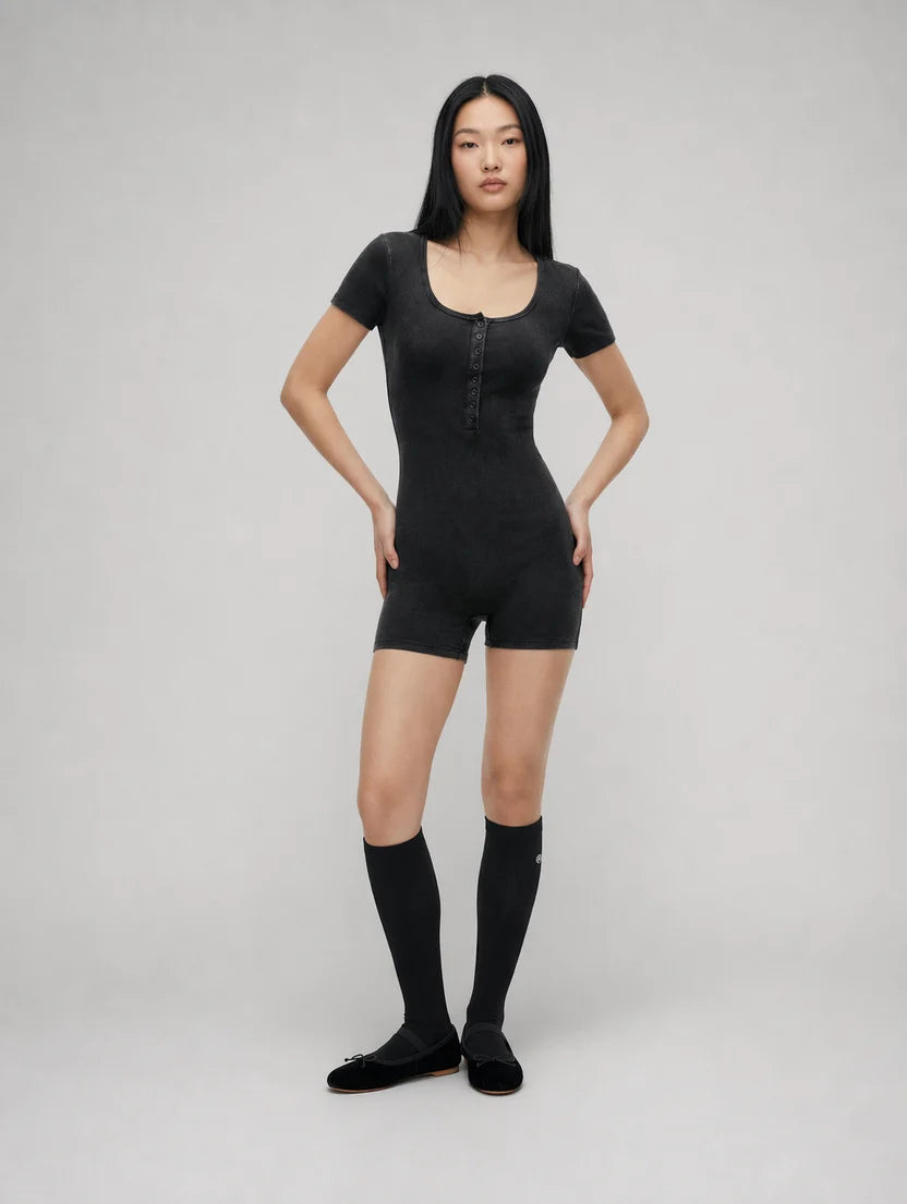 Avrane Elodie Wrap Tie Mini Dress