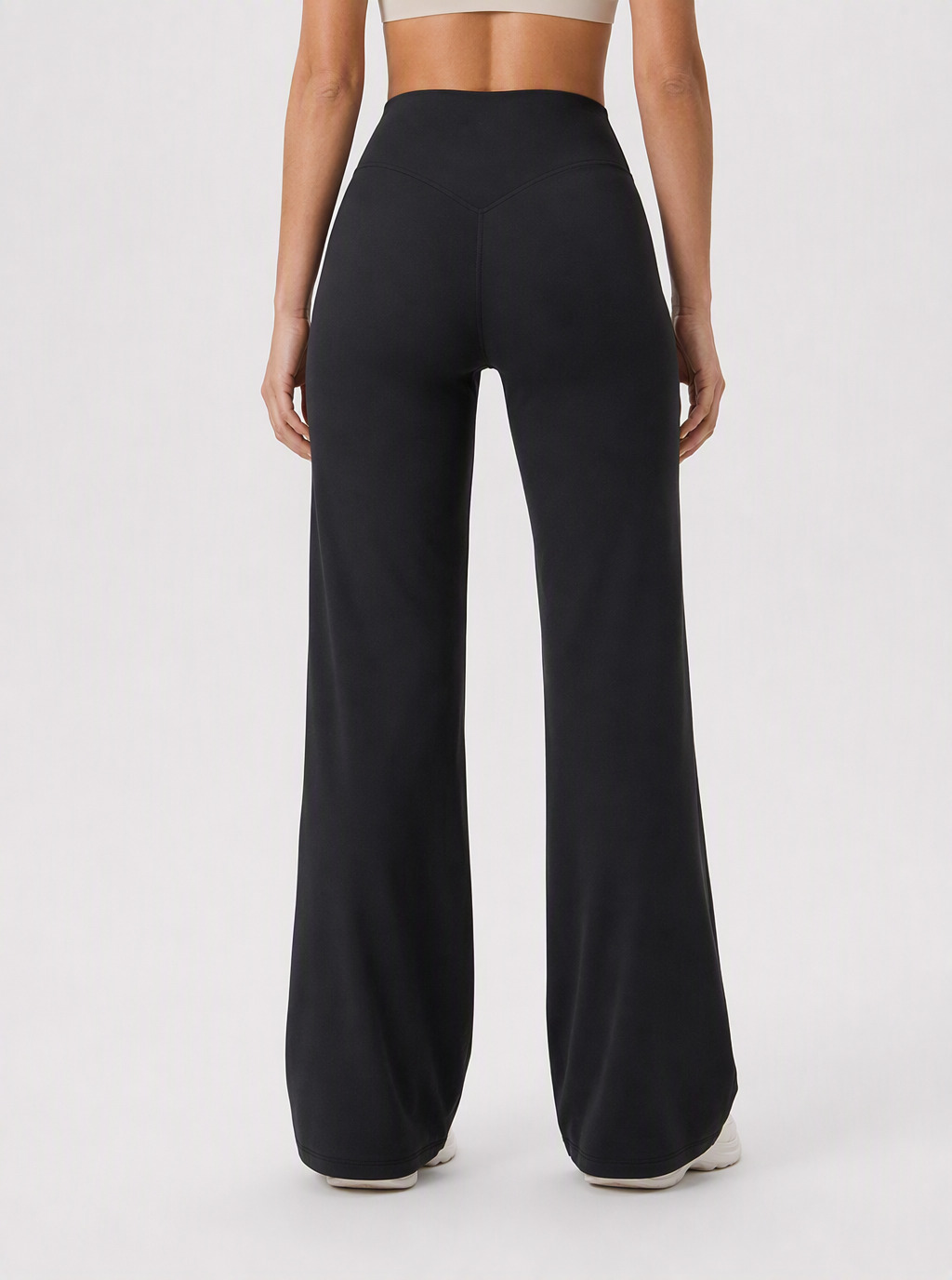 Avrane The Zinnia Wide-Leg Bottom - women's high-rise full-length wide-leg pants