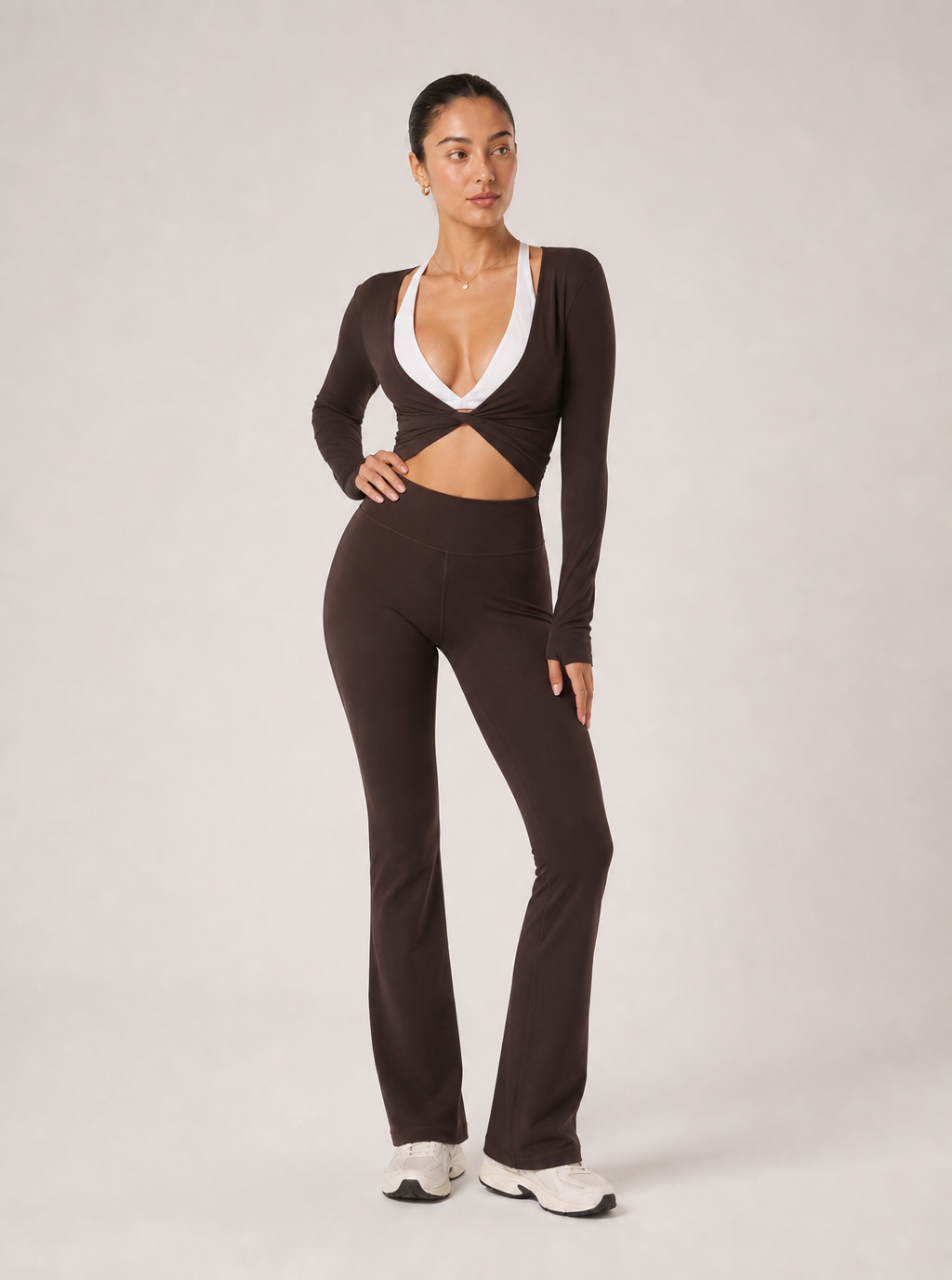Avrane The Ilaria Twist-Back Top - women's convertible open-back long-sleeve top
