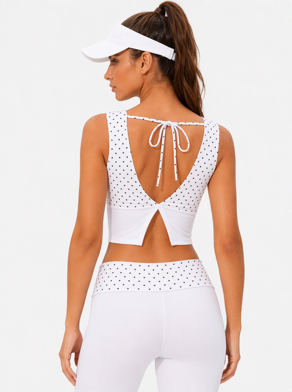 Avrane The Daphne Polka Dot Active Top