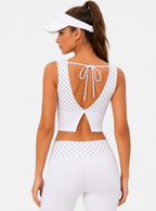 Avrane The Daphne Polka Dot Active Top