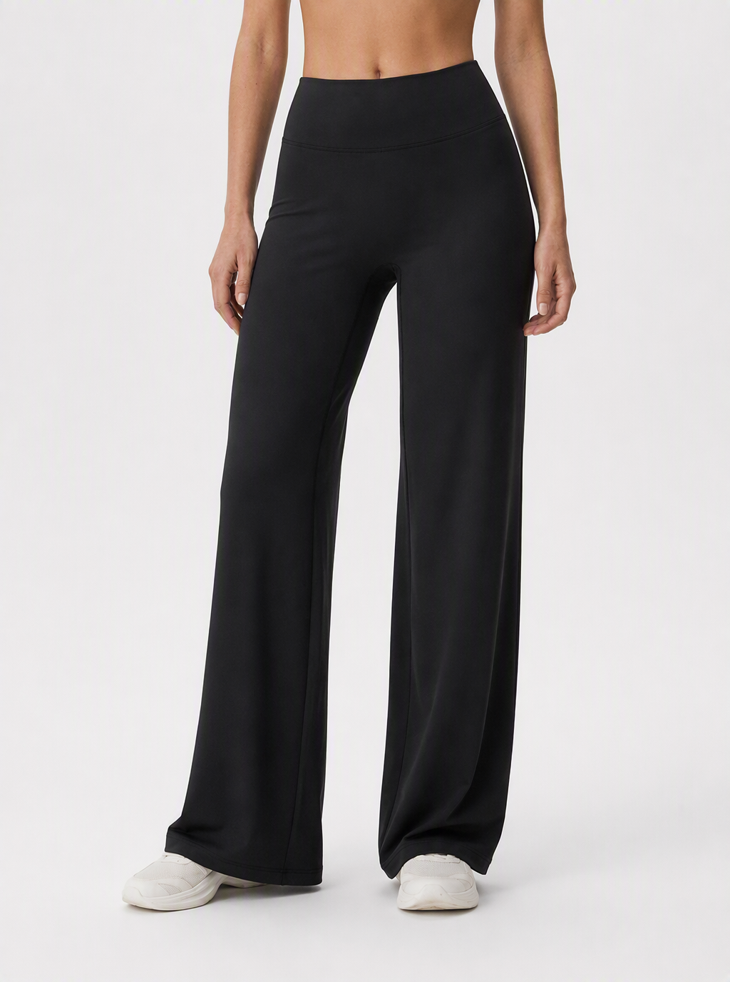 Avrane The Zinnia Wide-Leg Bottom - women's high-rise full-length wide-leg pants