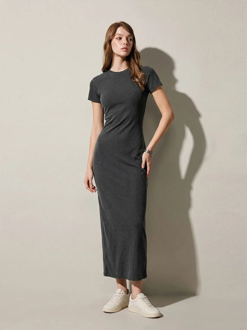 Avrane Renee Ribbed Midi Dress Main image
