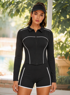 Avrane Romy Colorblock Pocket Active Set - women's colorblock performance set with pockets