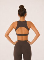 Avrane The Estelle Open-Back Top - women's cap-sleeve open-back cropped top