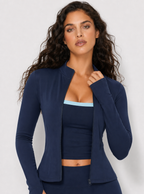 Avrane Sloane Three-Piece Colorblock Active Set - women's three-piece colorblock performance set