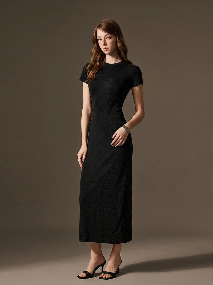 Avrane Renee Ribbed Midi Dress