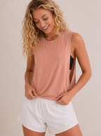 Avrane The Liora Side Twist Tank Top