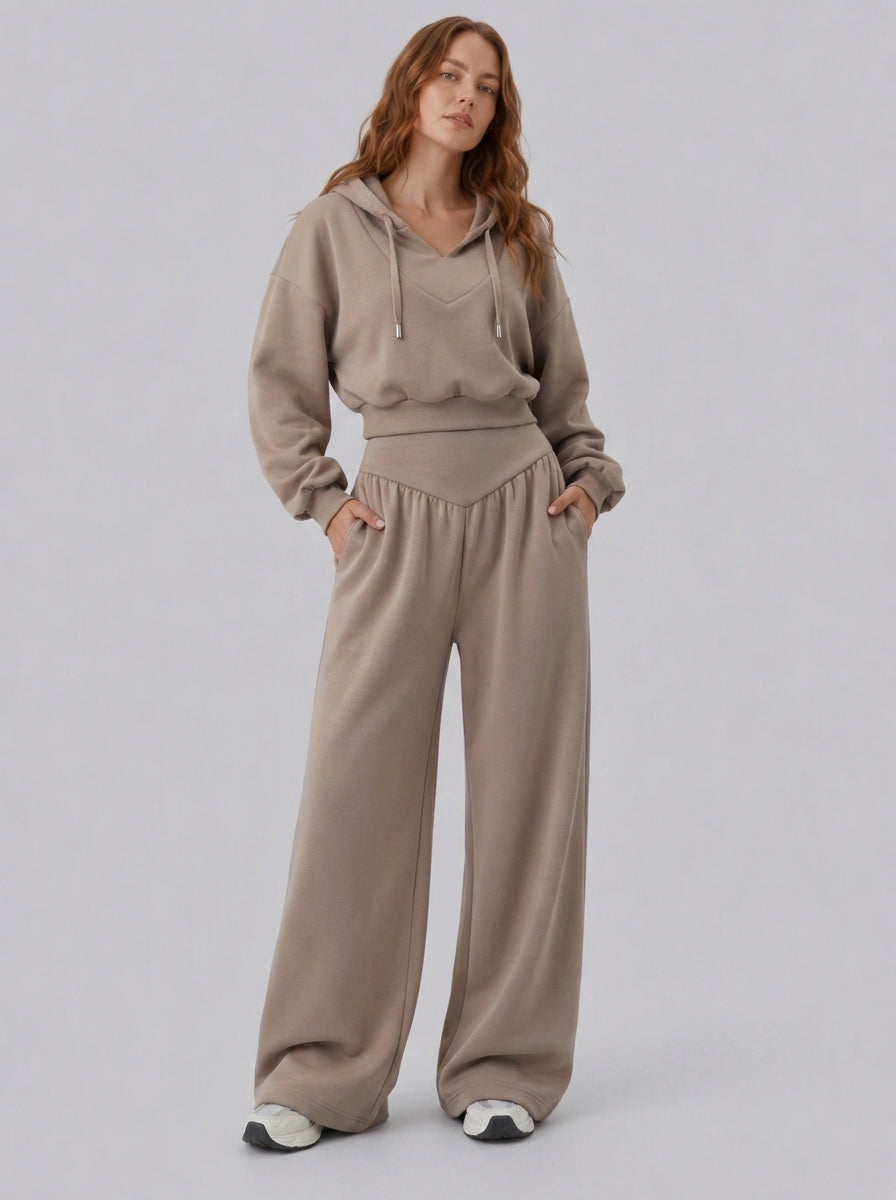 Avrane The Leona V-Waist Hoodie Set