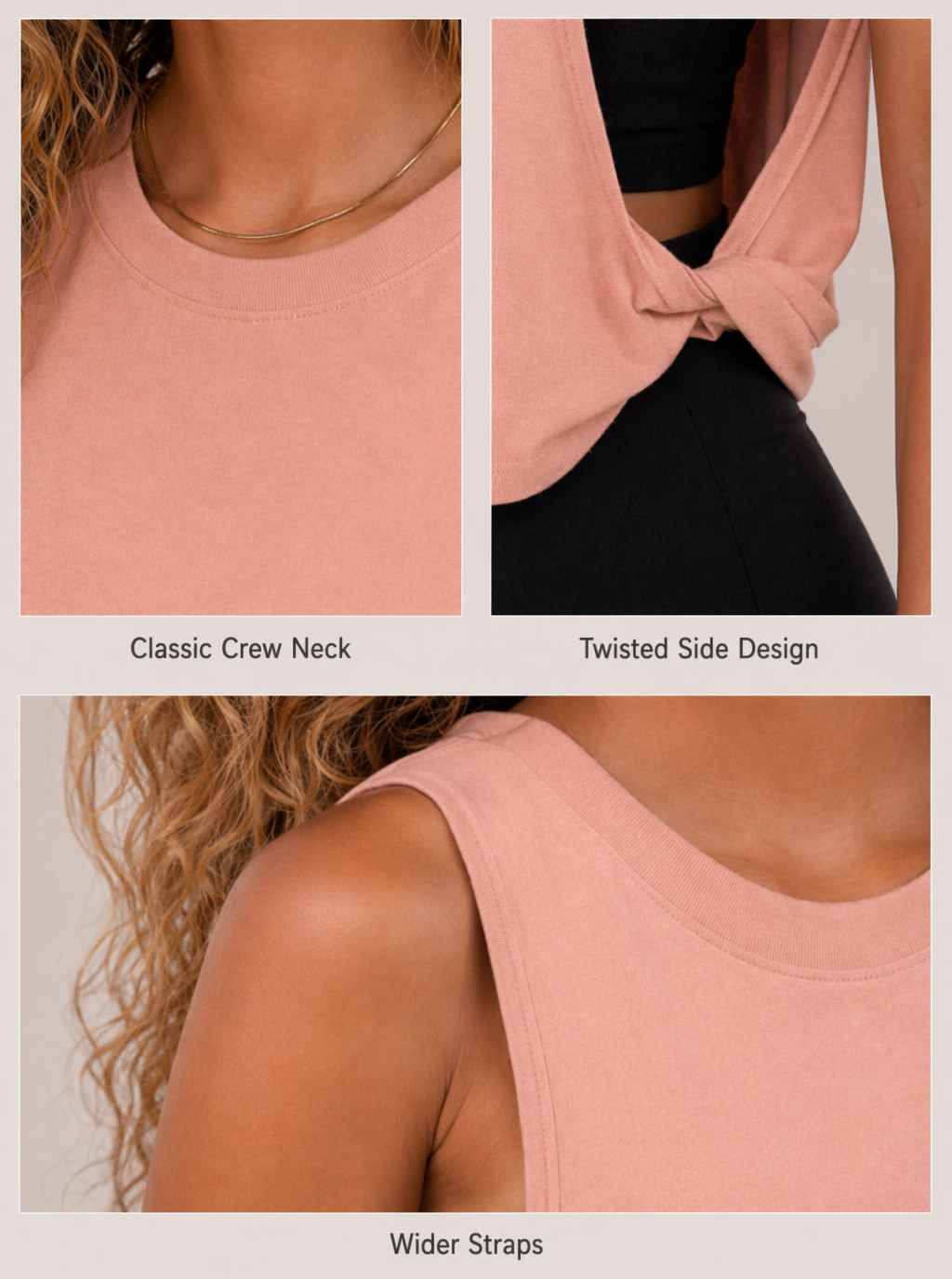 Avrane The Liora Side Twist Tank Top Secondary image