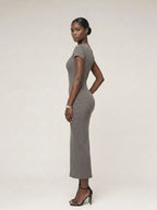 Avrane Renee Ribbed Midi Dress