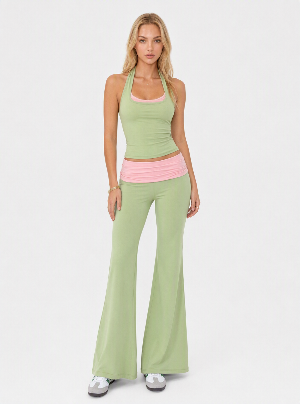 Avrane The Maris Active Set - women's green two-piece activewear set Main image