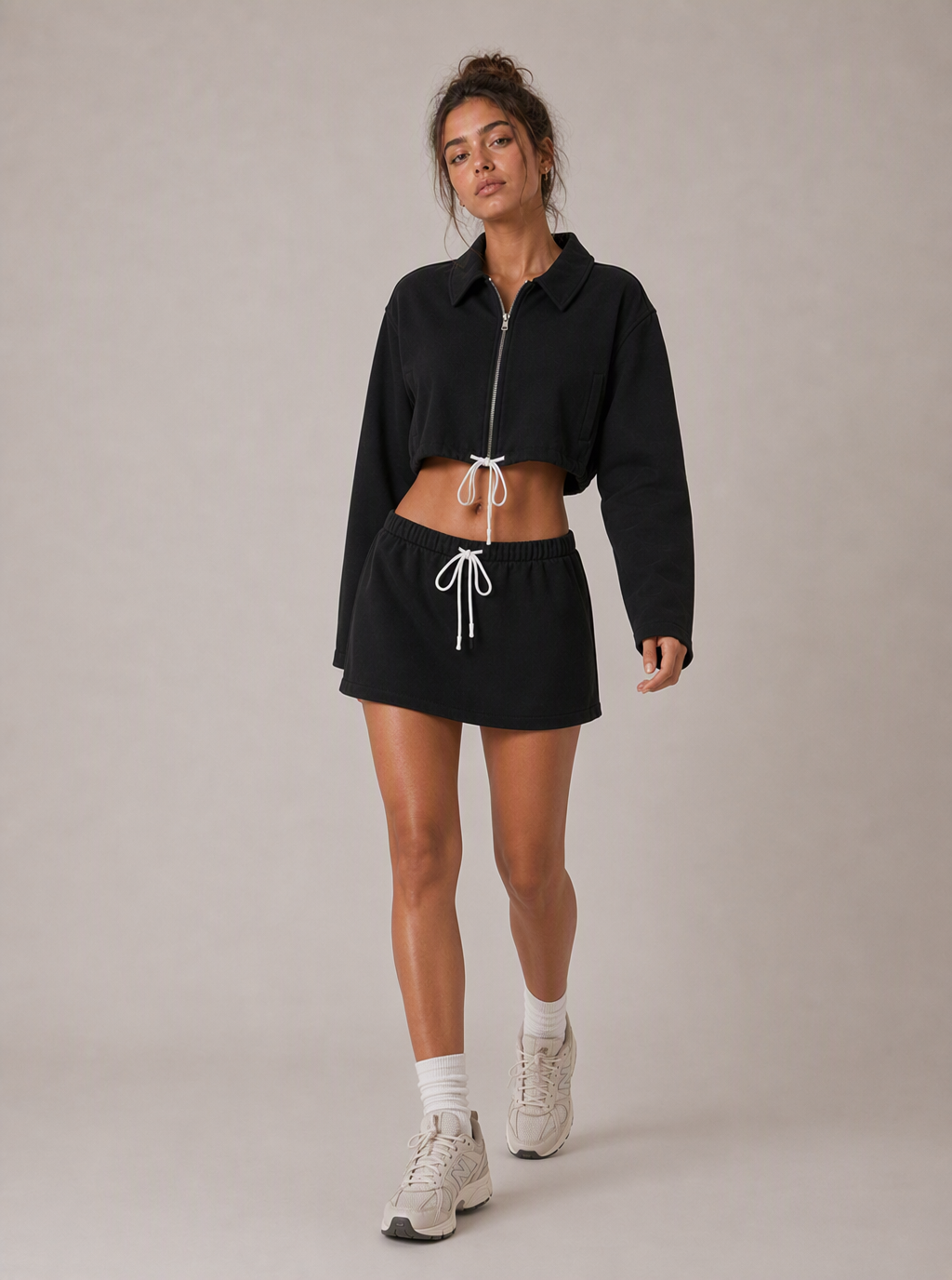 Avrane The Rosalind Drawstring Skort - women's pull-on drawstring mini skort