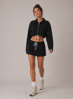 Avrane The Rosalind Drawstring Skort - women's pull-on drawstring mini skort