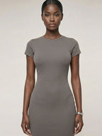 Avrane Renee Ribbed Midi Dress