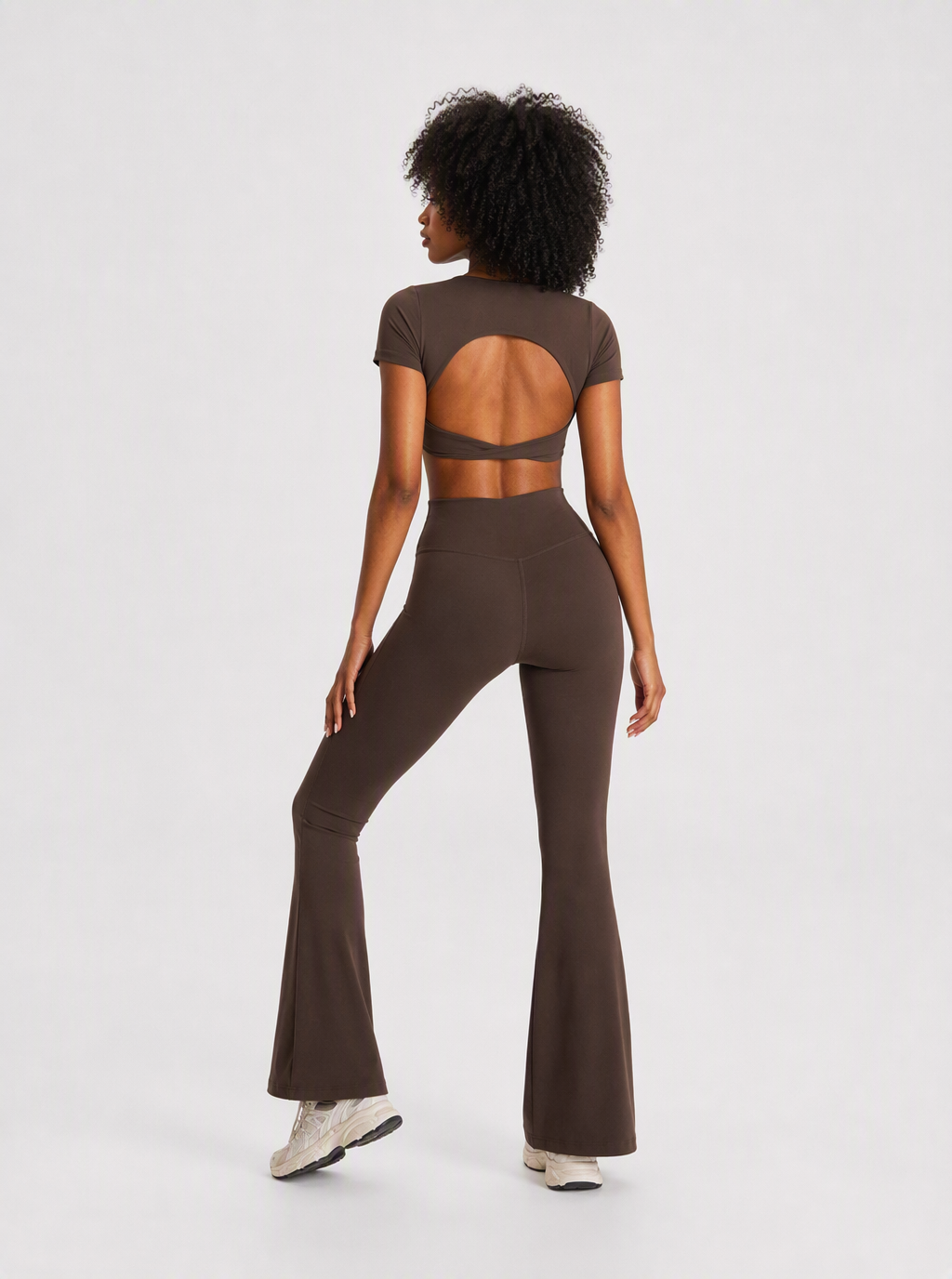 Avrane The Odelia Twist-Front Top - women's twist-front V-neck cropped tee