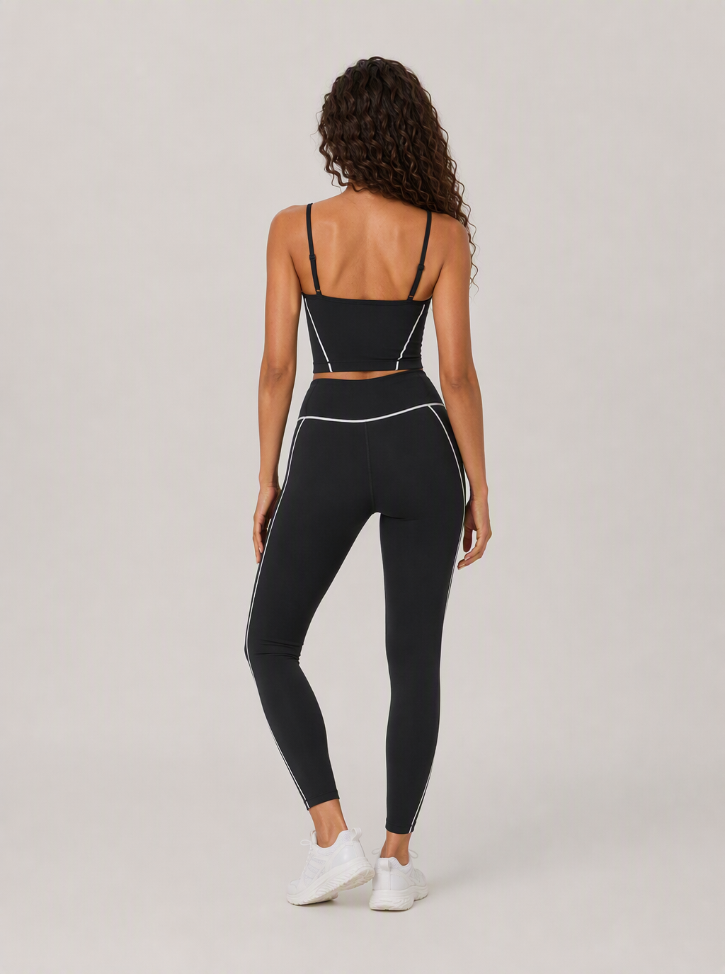 Avrane The Cassia Back-Cutout Top - women's high-neck back-cutout cropped tank