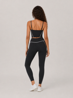 Avrane The Cassia Back-Cutout Top - women's high-neck back-cutout cropped tank