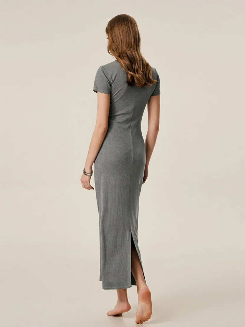 Avrane Renee Ribbed Midi Dress