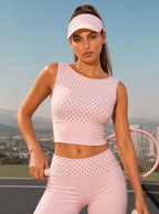 Avrane The Daphne Polka Dot Active Top