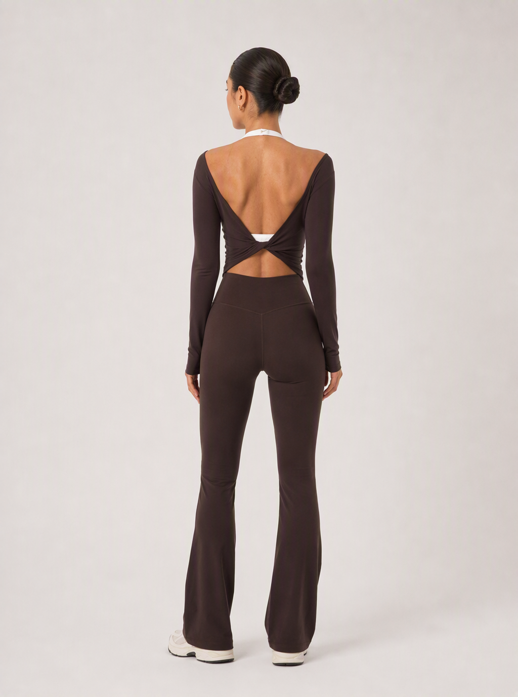 Avrane The Ilaria Twist-Back Top - women's convertible open-back long-sleeve top