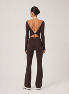 Avrane The Ilaria Twist-Back Top - women's convertible open-back long-sleeve top