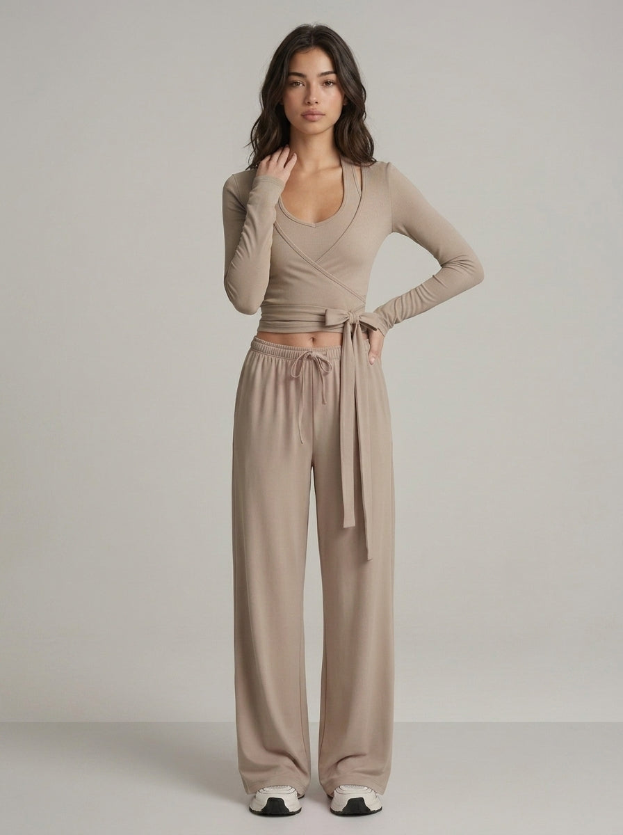 Avrane Yasmin Wrap Two-Piece Set