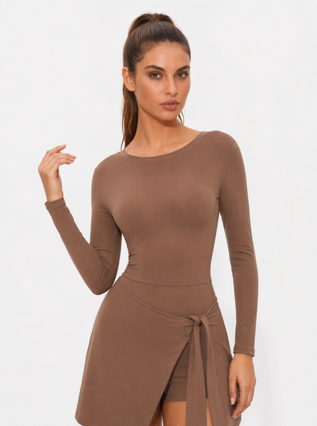 Avrane The Etta Wrap Pleated Dress