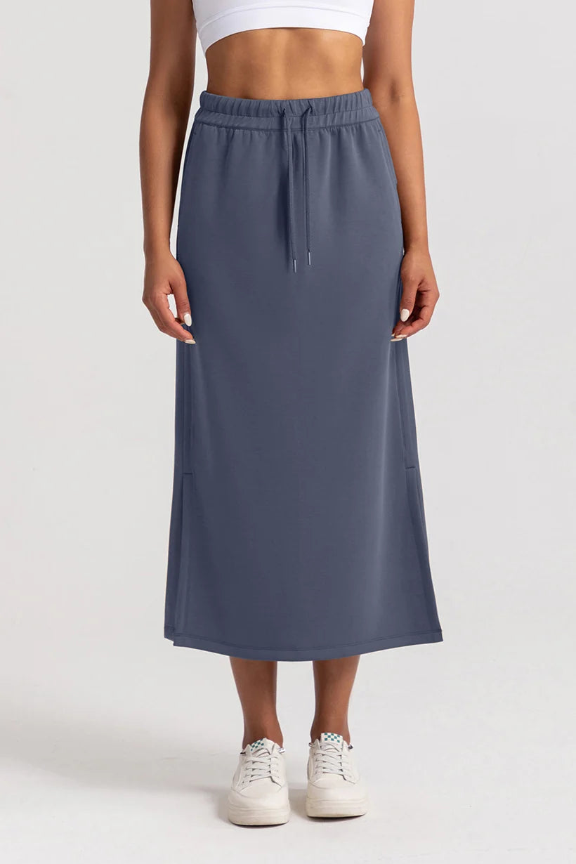 Avrane Tabitha Straight Midi Skirt