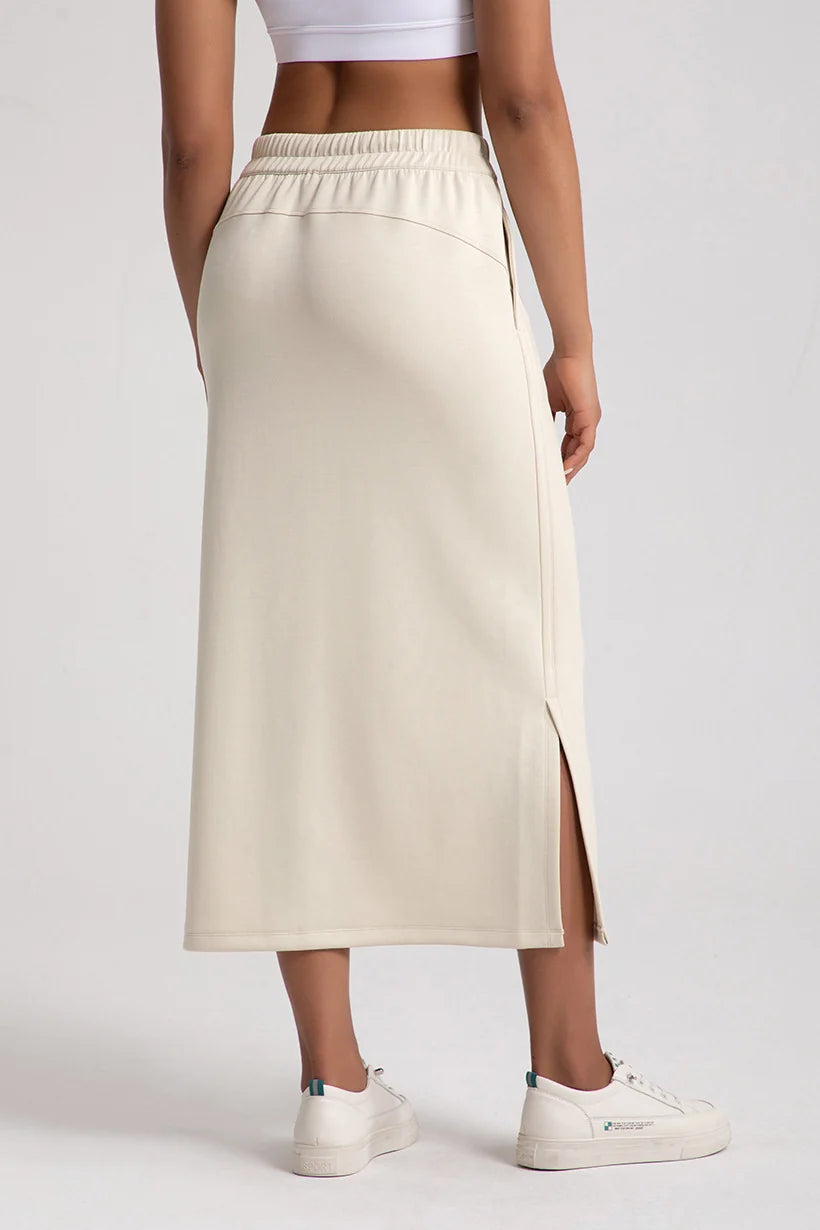 Avrane Tabitha Straight Midi Skirt