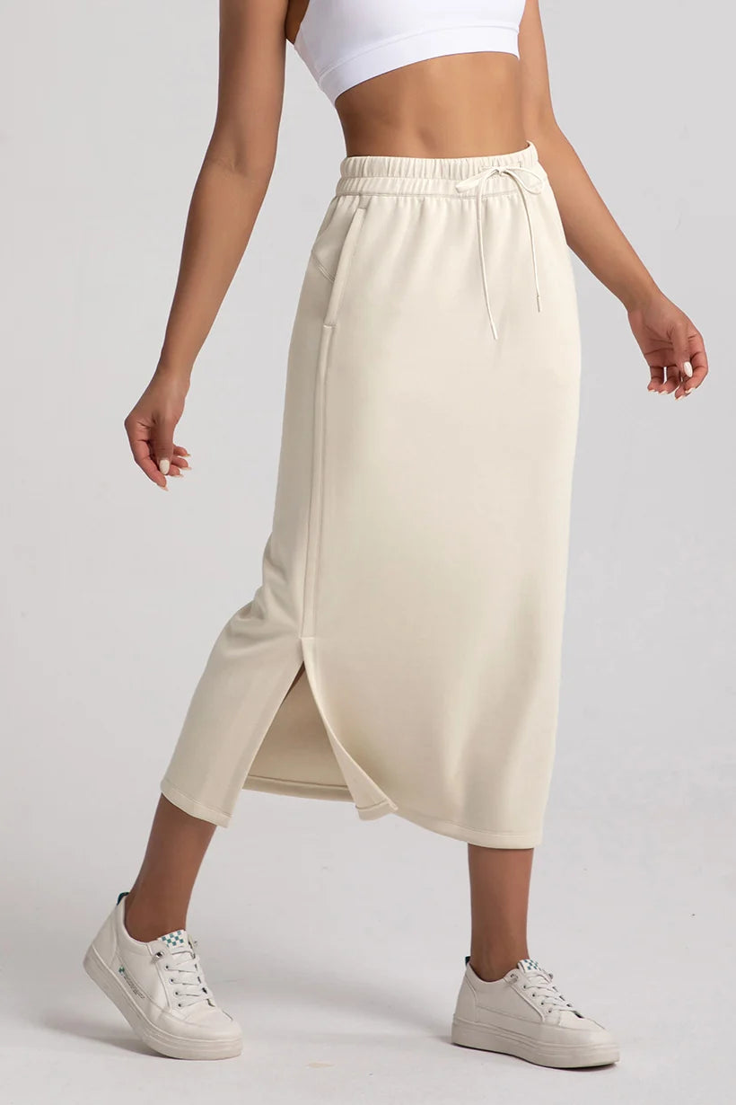 Avrane Tabitha Straight Midi Skirt