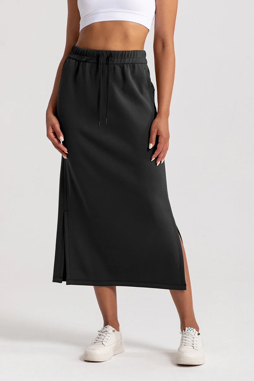 Avrane Tabitha Straight Midi Skirt