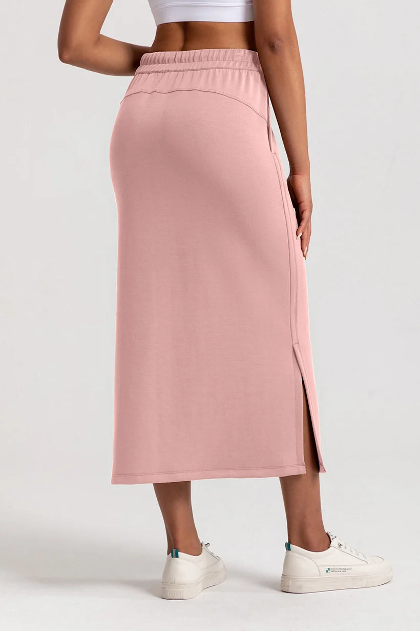 Avrane Tabitha Straight Midi Skirt