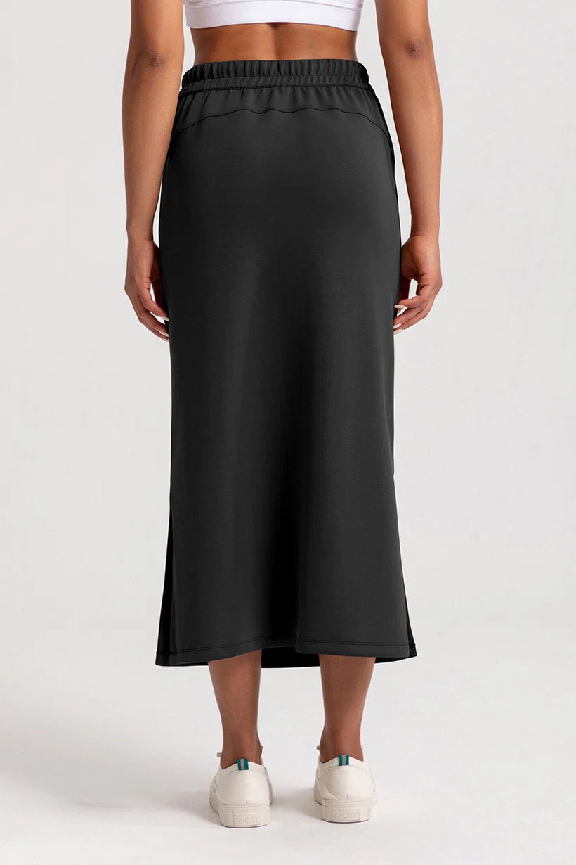 Avrane Tabitha Straight Midi Skirt